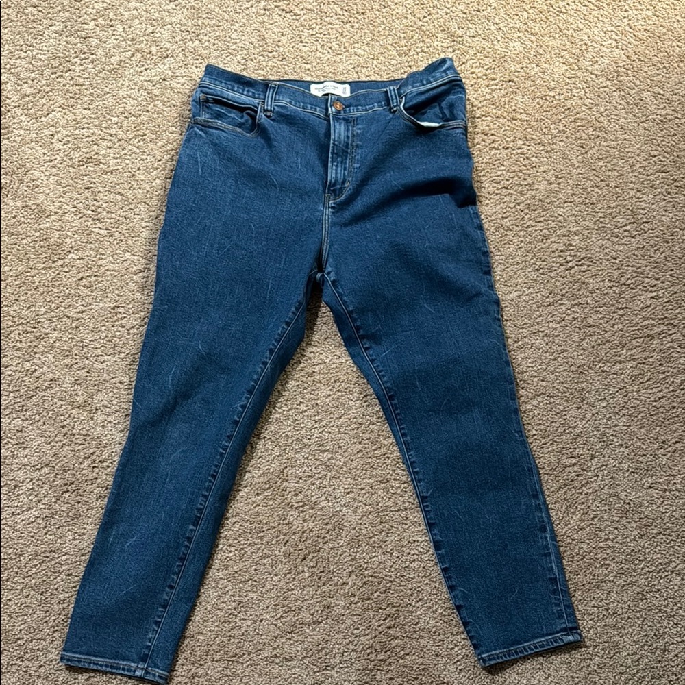 Abercrombie & Fitch Dark Blue Skinny Jeans